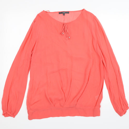NEXT Womens Orange   Basic Blouse Size 10