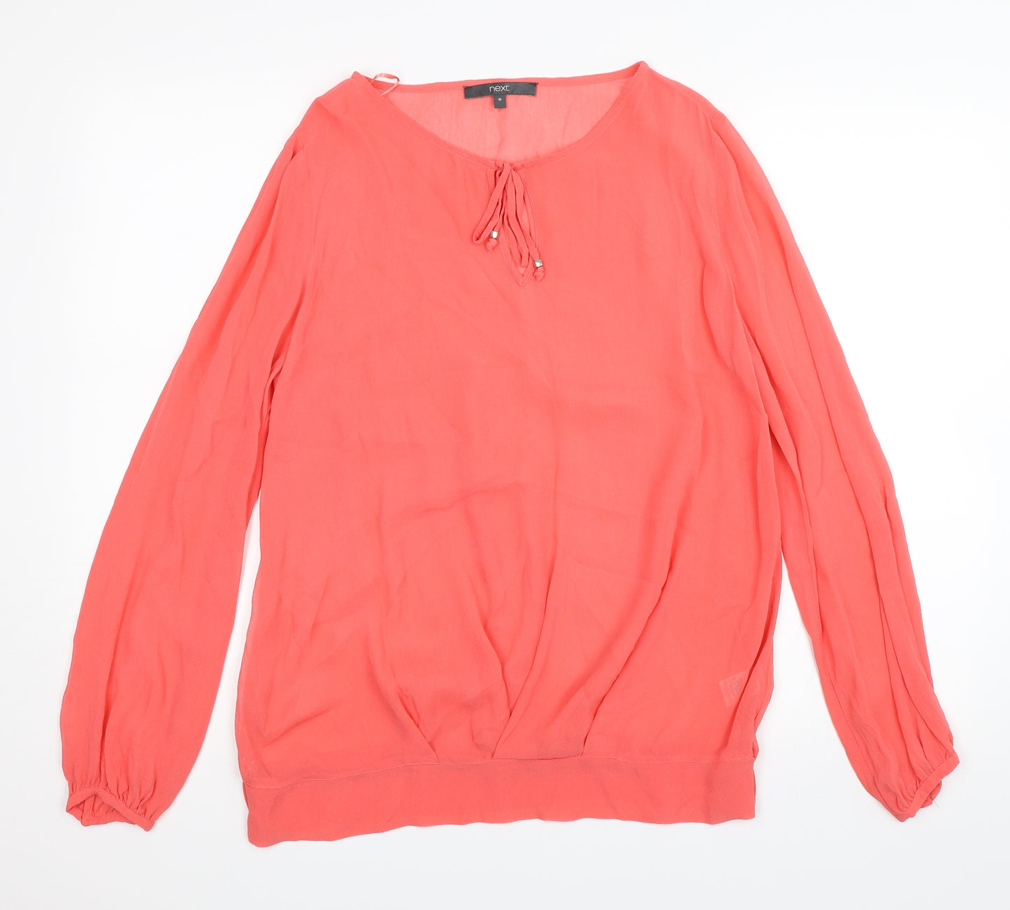 NEXT Womens Orange   Basic Blouse Size 10