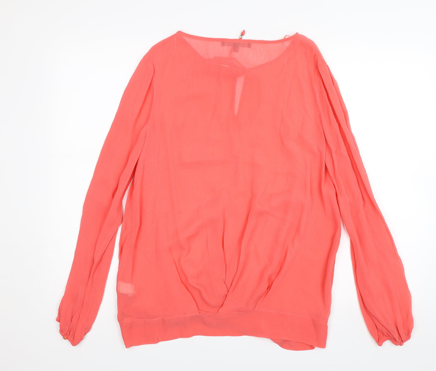 NEXT Womens Orange   Basic Blouse Size 10