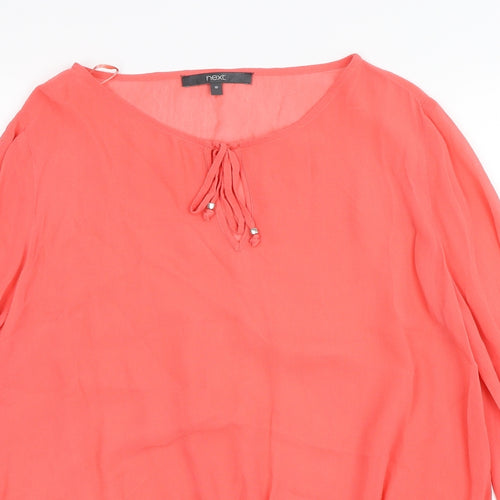 NEXT Womens Orange   Basic Blouse Size 10