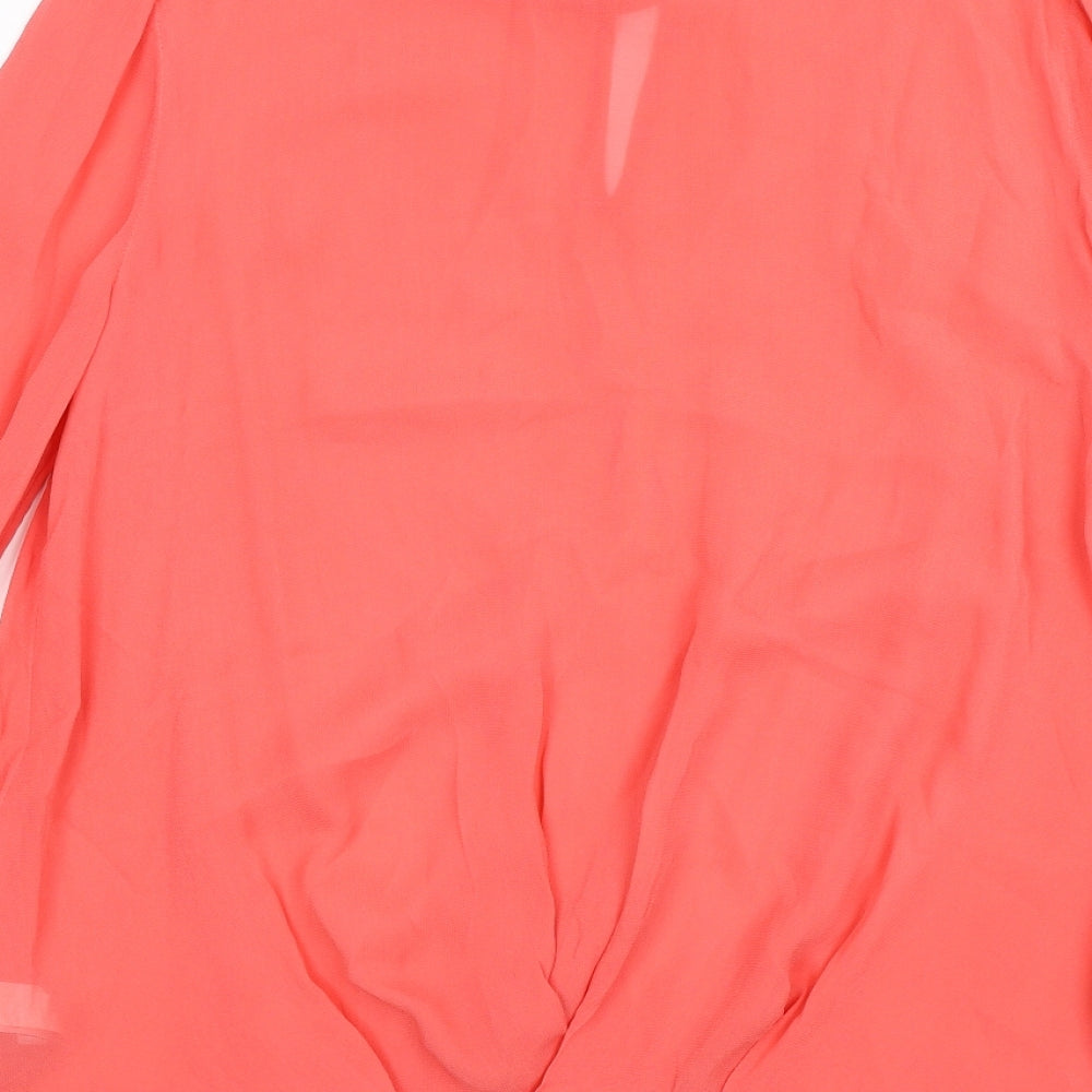 NEXT Womens Orange   Basic Blouse Size 10