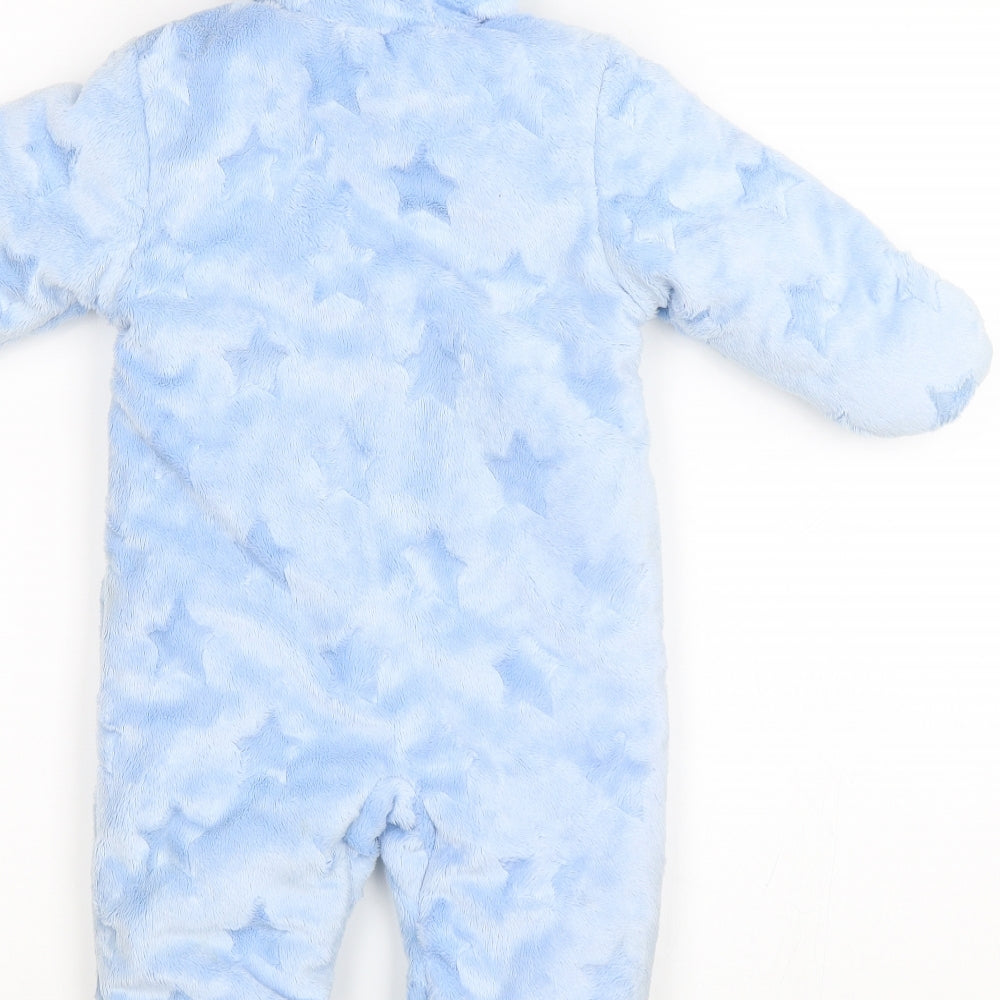 George Baby Black   Jacket Snowsuit Size 6-9 Months  - Stars