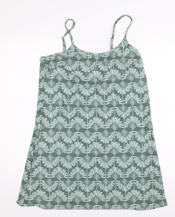 Primark Womens Green Floral Shift Size M