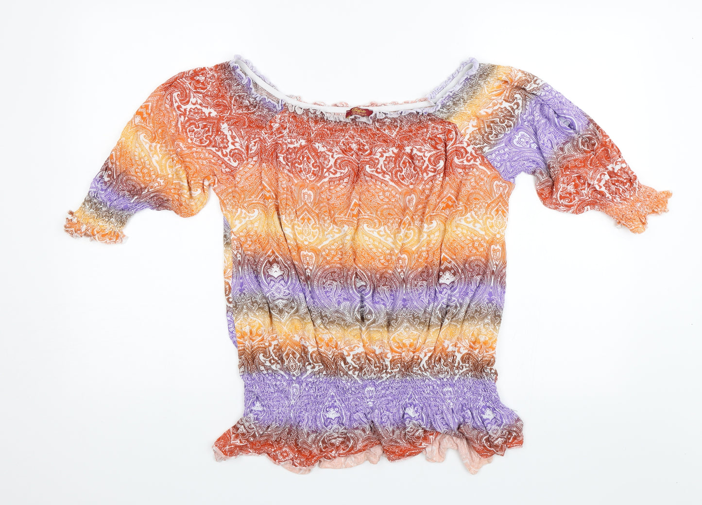 Buffalo Womens Multicoloured Paisley  Basic Blouse Size 14