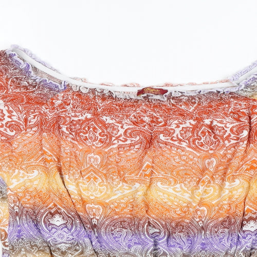 Buffalo Womens Multicoloured Paisley  Basic Blouse Size 14