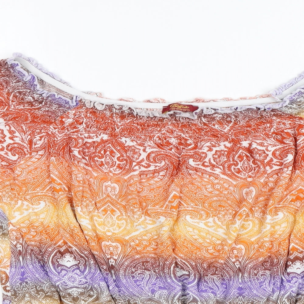 Buffalo Womens Multicoloured Paisley  Basic Blouse Size 14