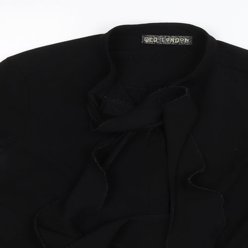 QED London Womens Black   Basic Button-Up Size 10