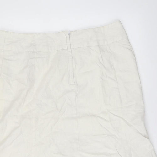 George Womens Beige   Flare Skirt Size 14