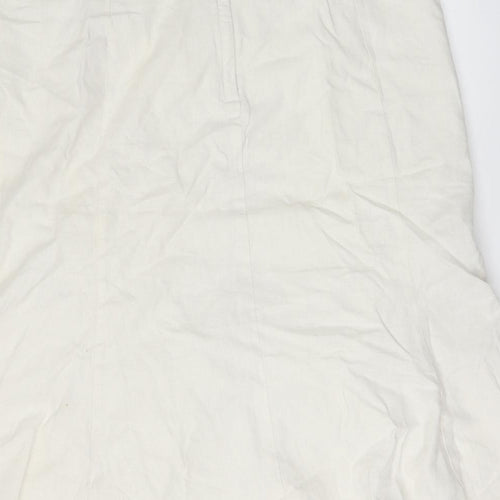 George Womens Beige   Flare Skirt Size 14