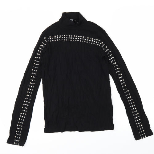Select Womens Black   Pullover Jumper Size S