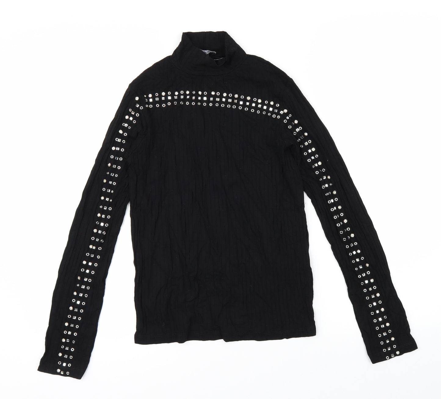 Select Womens Black   Pullover Jumper Size S