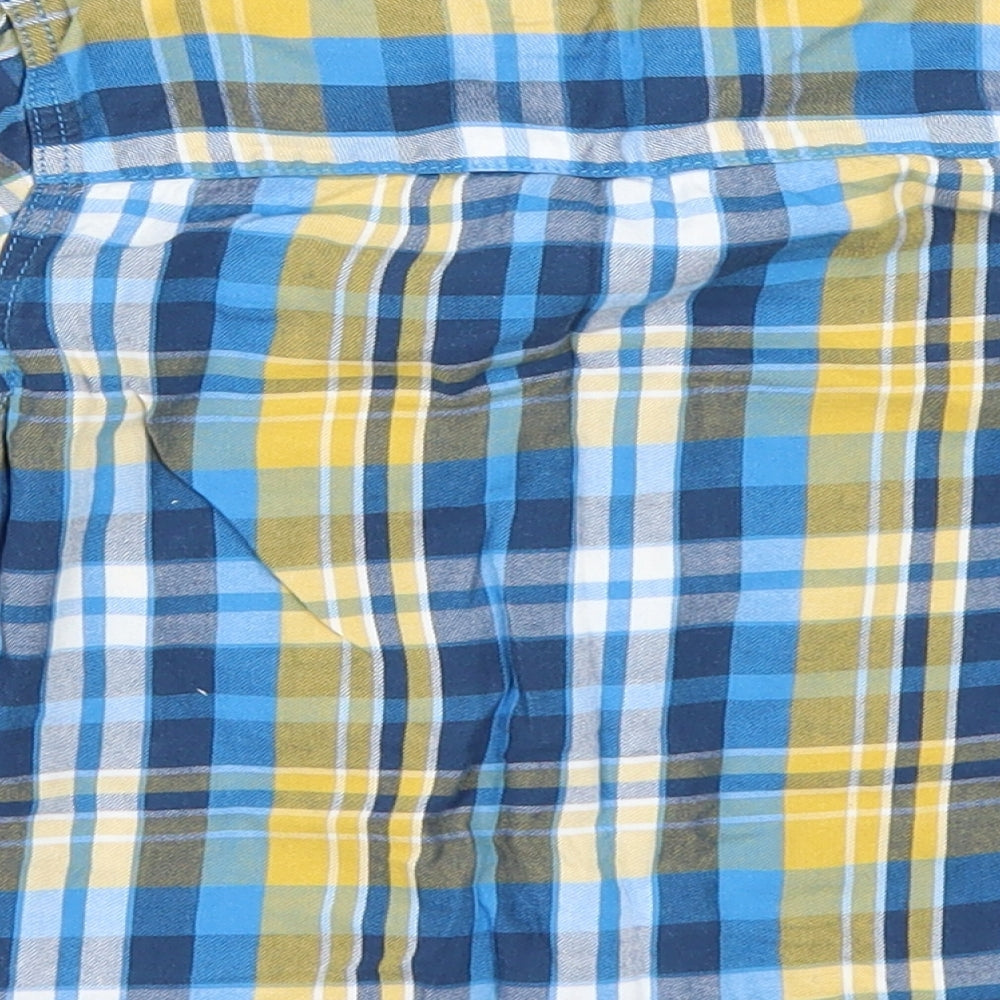 NEXT Boys Multicoloured Plaid  Basic Button-Up Size 12-18 Months