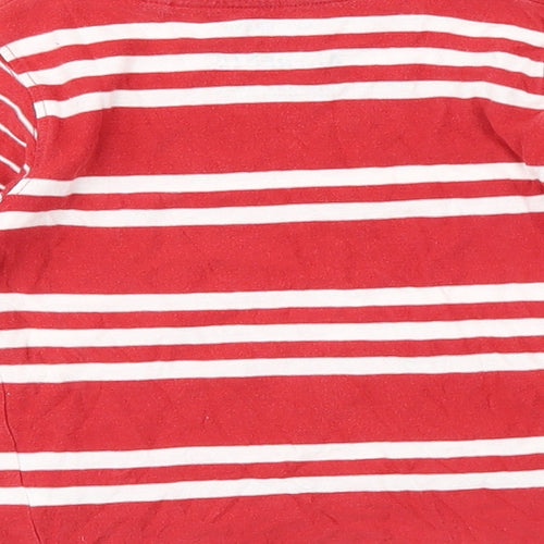 NEXT Boys Red Striped  Pullover T-Shirt Size 2-3 Years