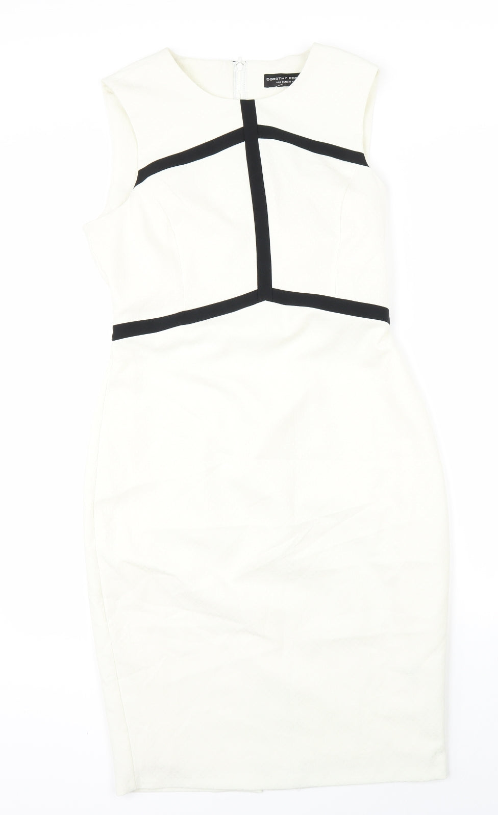 Dorothy Perkins Womens Beige   A-Line  Size 10