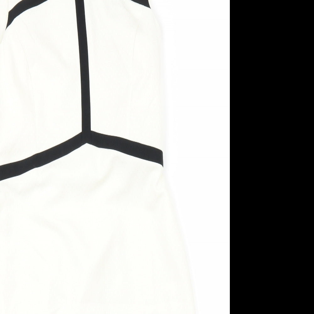 Dorothy Perkins Womens Beige   A-Line  Size 10