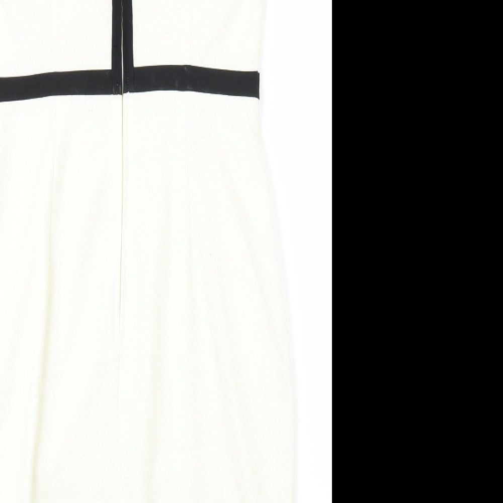 Dorothy Perkins Womens Beige   A-Line  Size 10