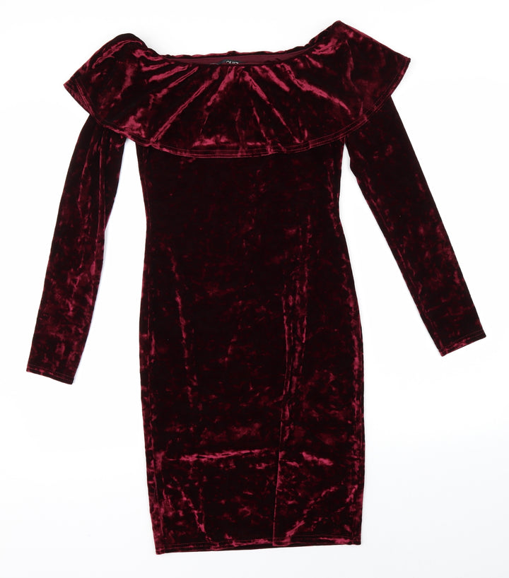 Quiz Womens Red Pencil Dress Size 10