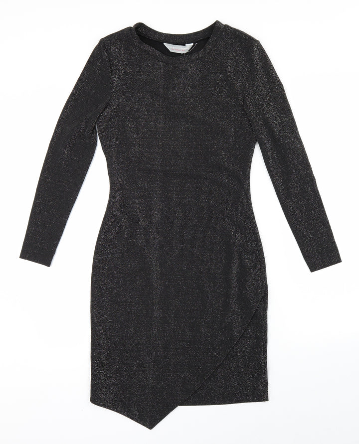 Dorothy Perkins Womens Black Pencil Dress Size 8