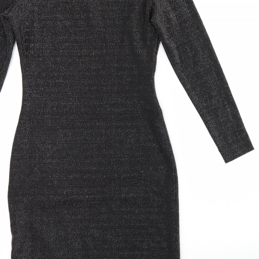 Dorothy Perkins Womens Black   Pencil Dress  Size 8