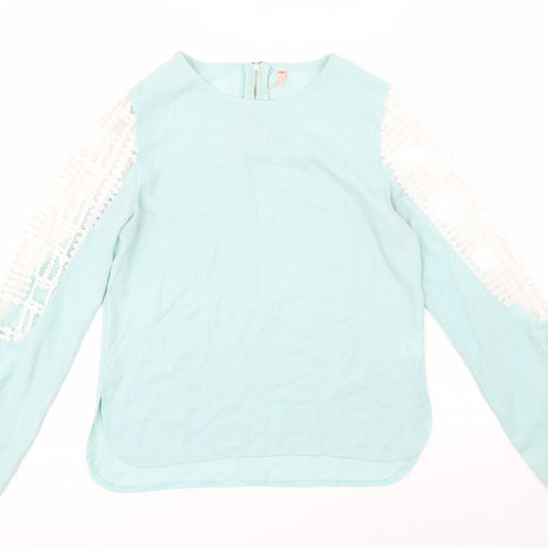 Sweewe Womens Green   Basic Blouse Size M