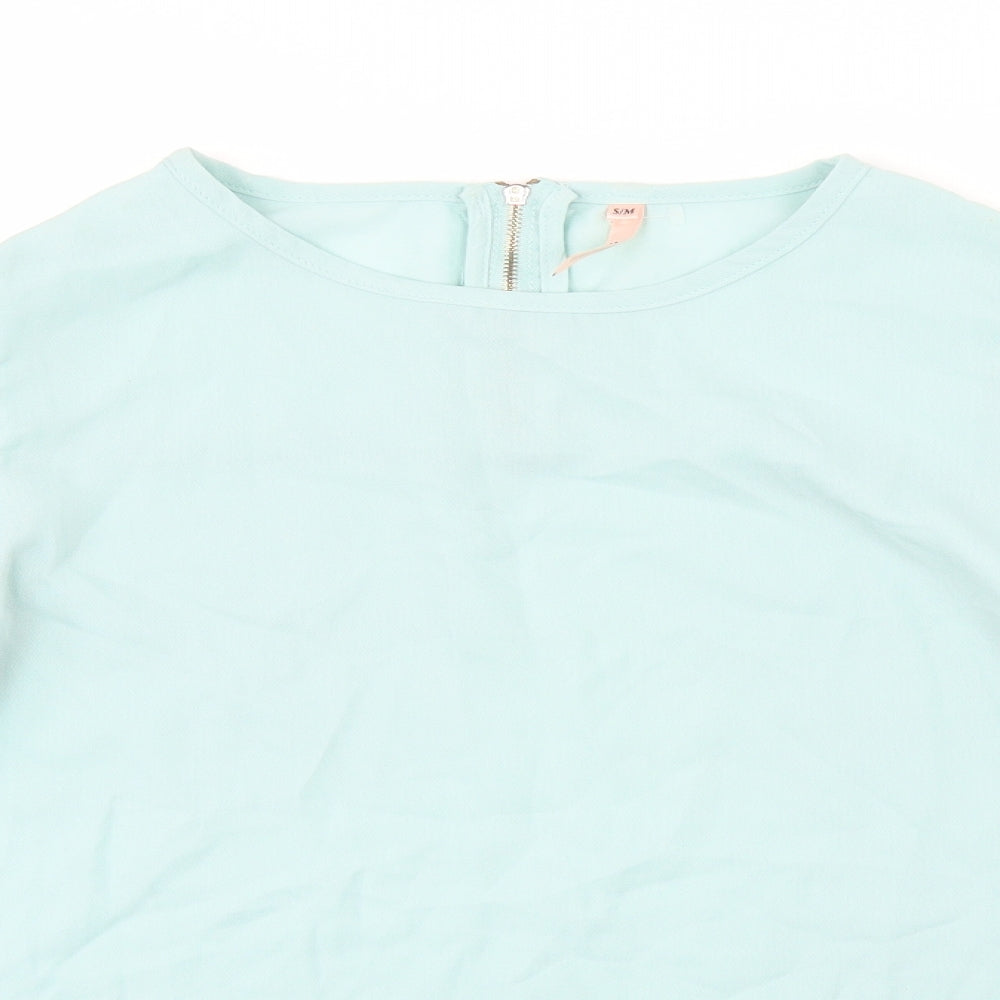 Sweewe Womens Green   Basic Blouse Size M