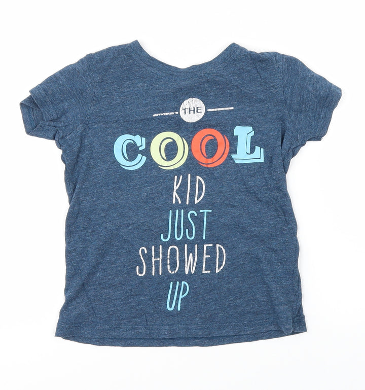 Le Reve Boys Blue Basic T-Shirt Size 2-3 Years