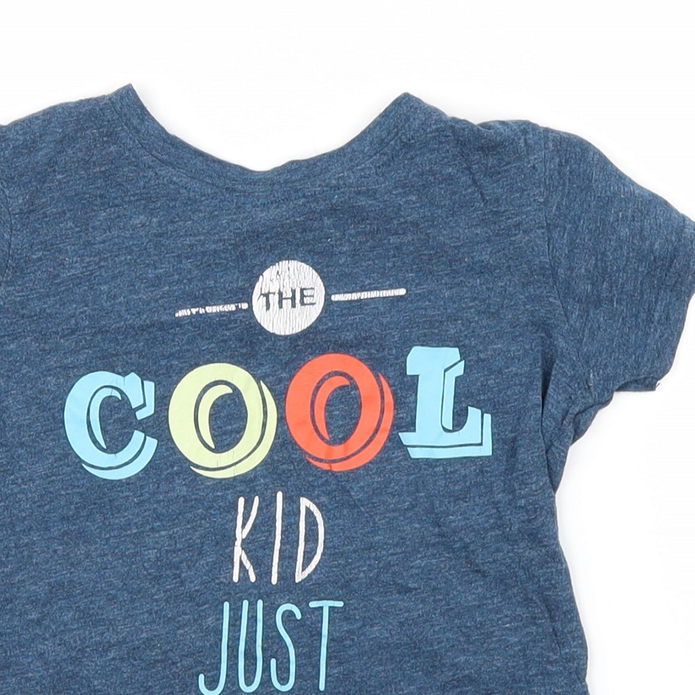 Le Reve Boys Blue   Basic T-Shirt Size 2-3 Years
