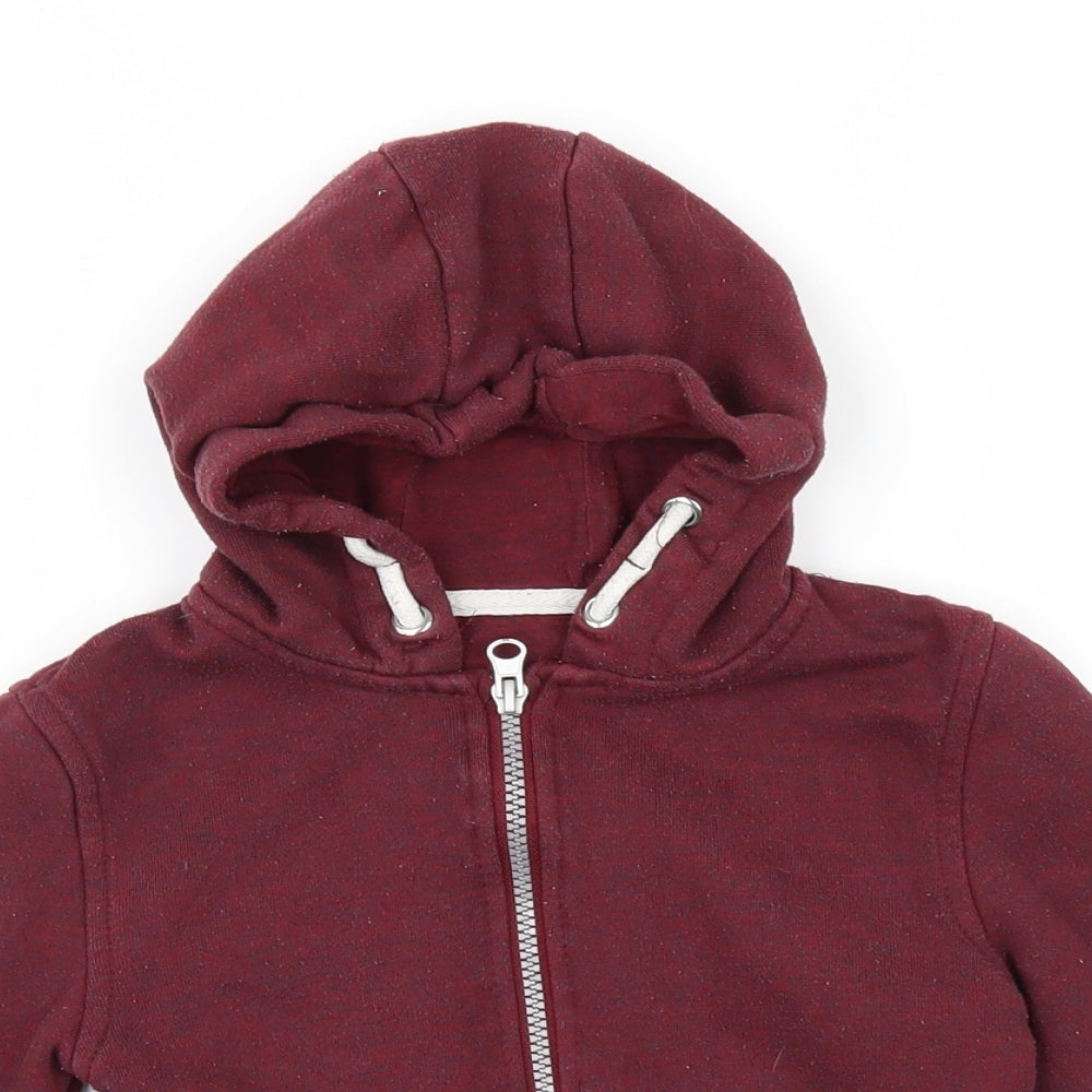 Primark Boys Red   Full Zip Hoodie Size 3 Years