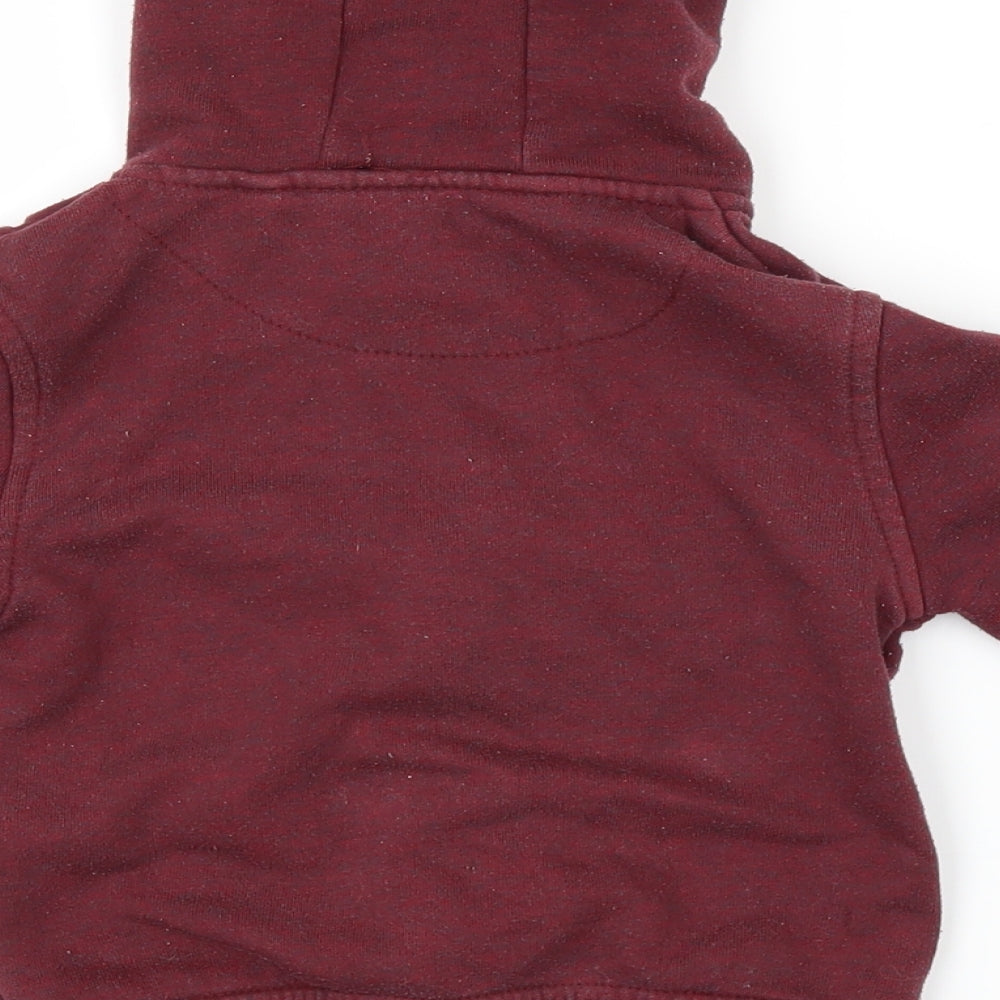 Primark Boys Red   Full Zip Hoodie Size 3 Years