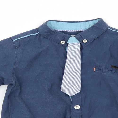 ZY&UP Boys Blue   Basic Dress Shirt Size 2-3 Years