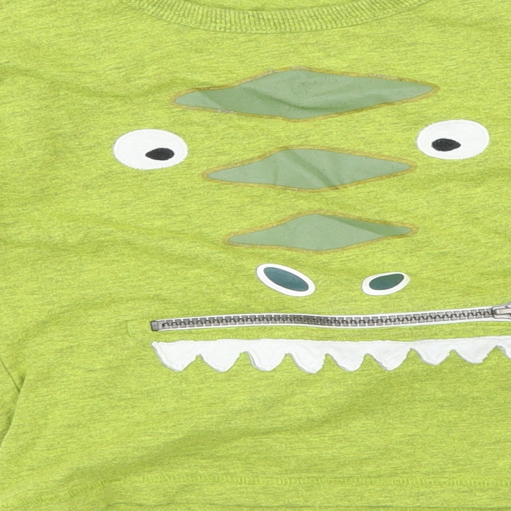 NEXT Boys Green   Basic T-Shirt Size 18-24 Months  - lizard