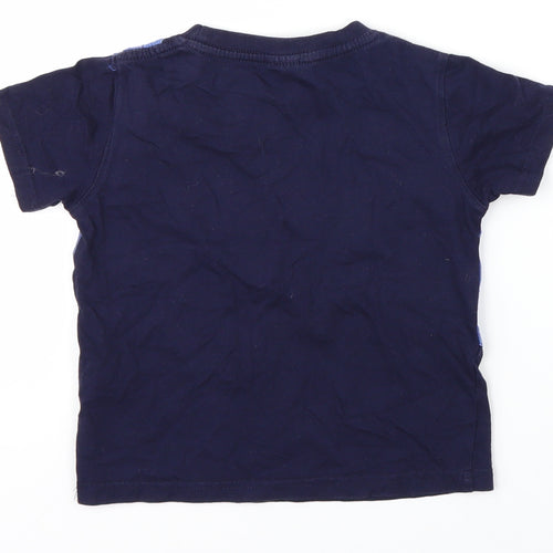 KSB Boys Blue   Basic T-Shirt Size 3-4 Years  - Fox