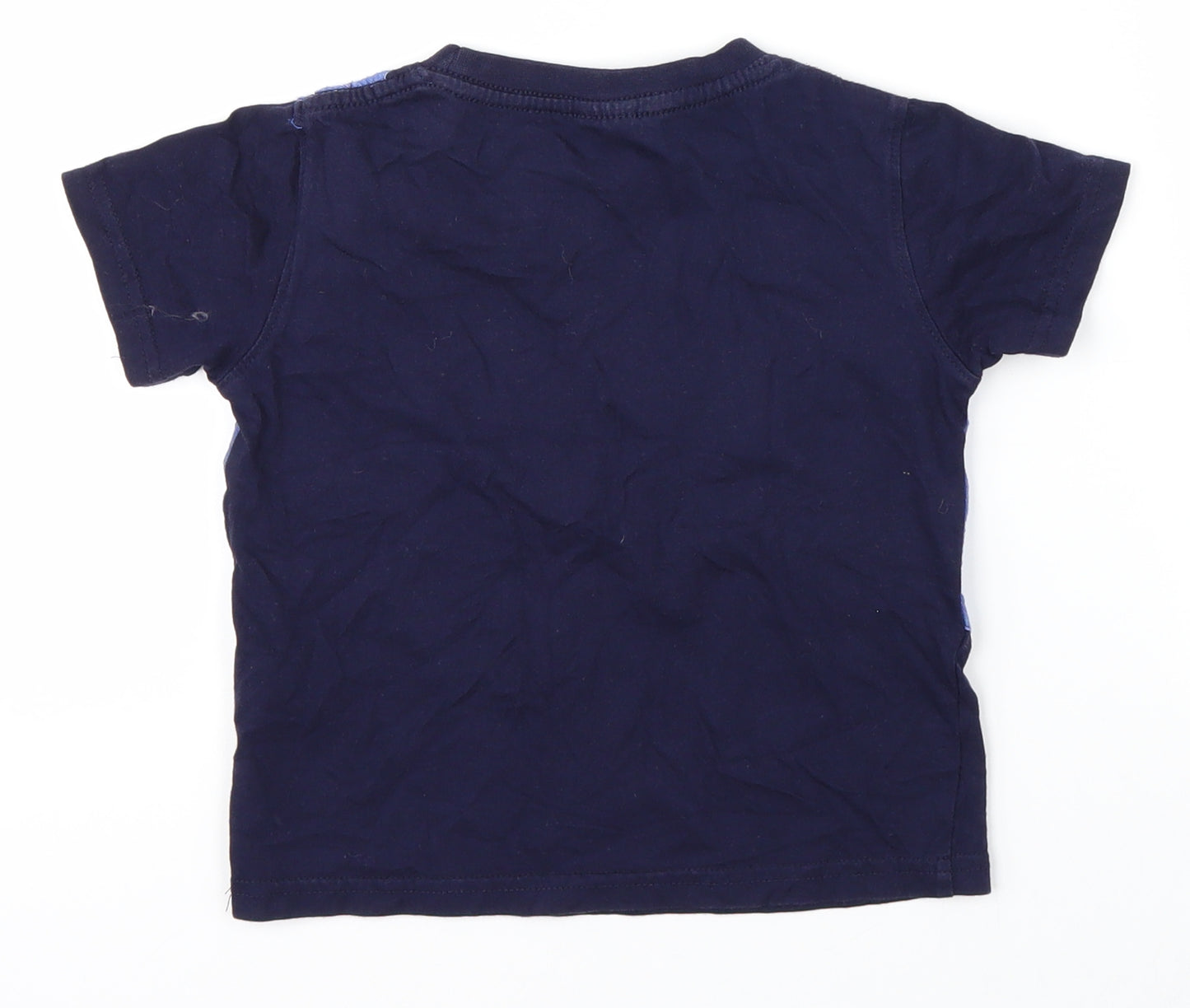 KSB Boys Blue   Basic T-Shirt Size 3-4 Years  - Fox