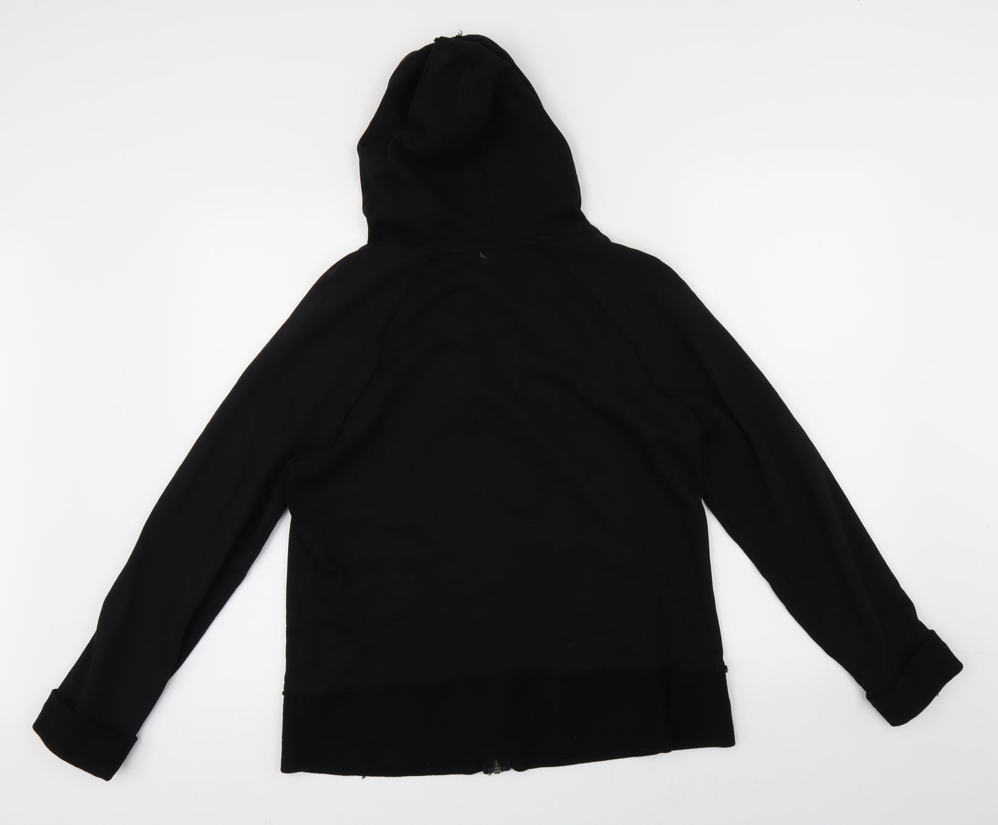 Debenhams Womens Black   Full Zip Hoodie Size 16