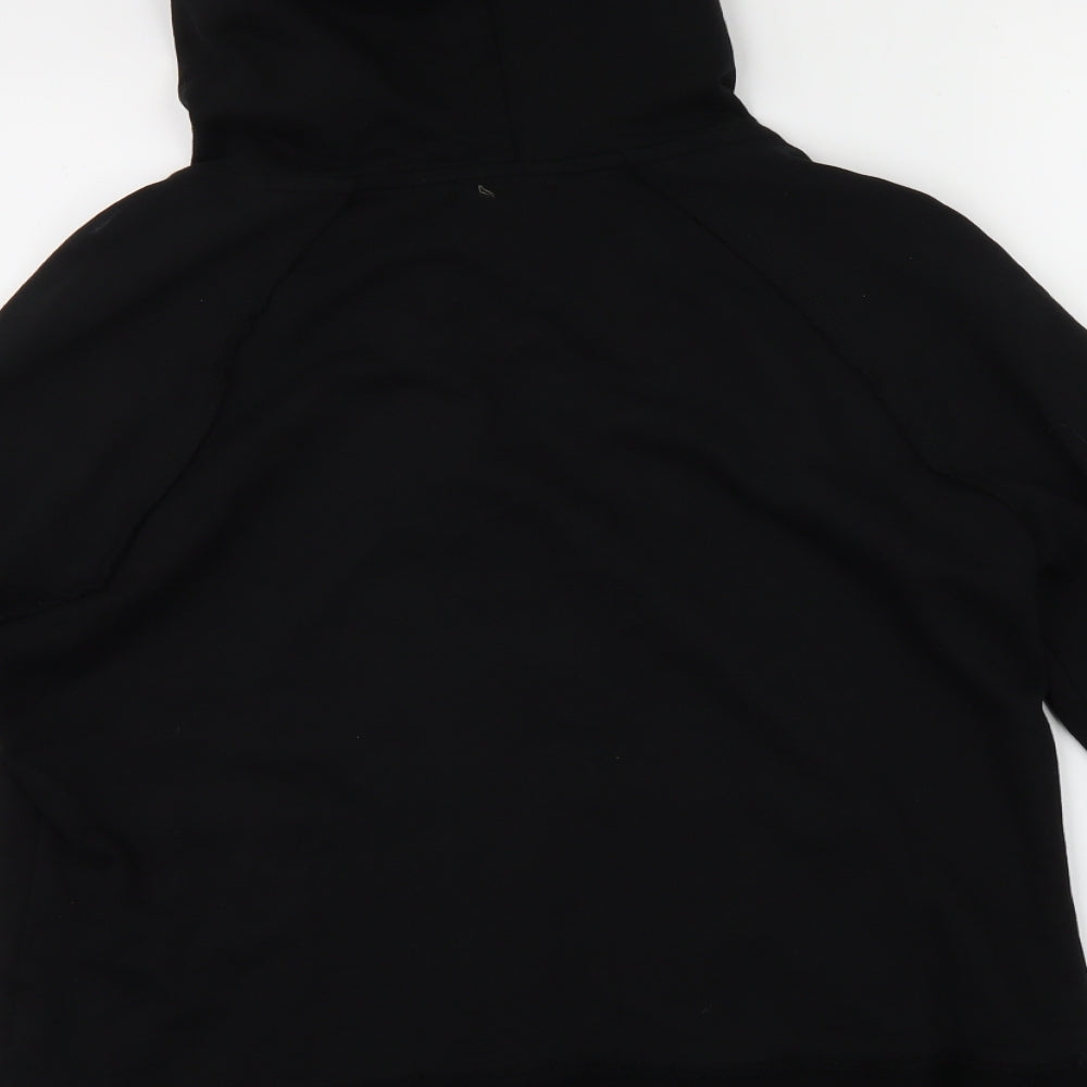 Debenhams Womens Black   Full Zip Hoodie Size 16
