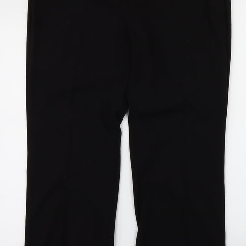 Label Be Womens Black   Trousers  Size 14 L26 in