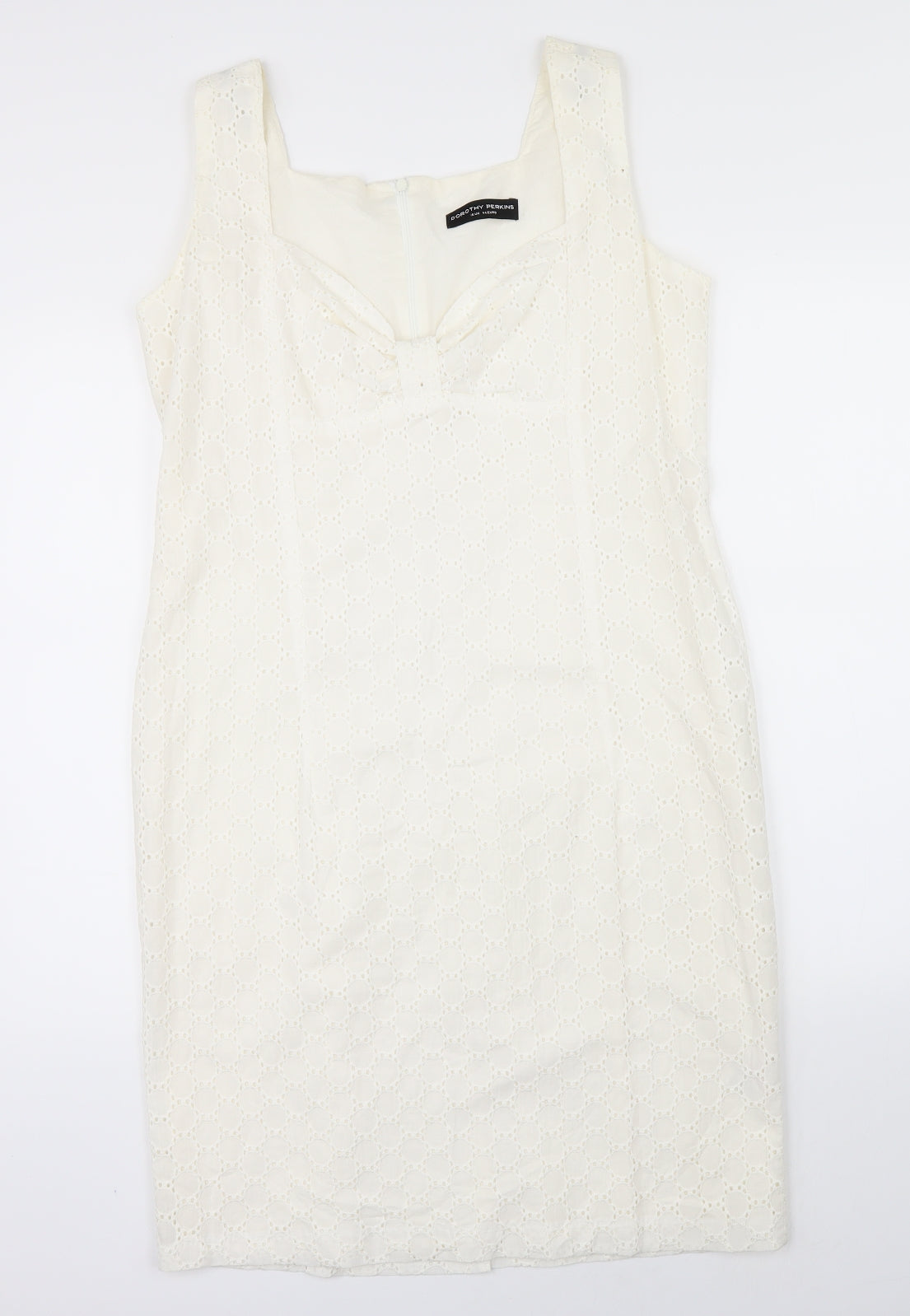 Dorothy Perkins Womens Beige   A-Line  Size 16