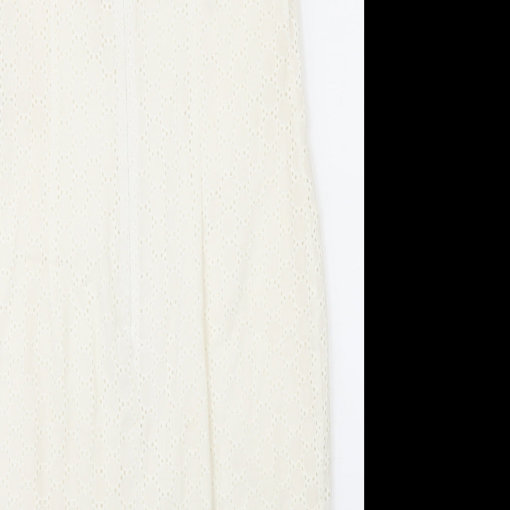 Dorothy Perkins Womens Beige   A-Line  Size 16
