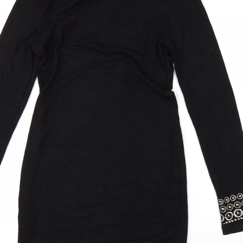 Quiz Womens Black   Shirt Dress  Size S