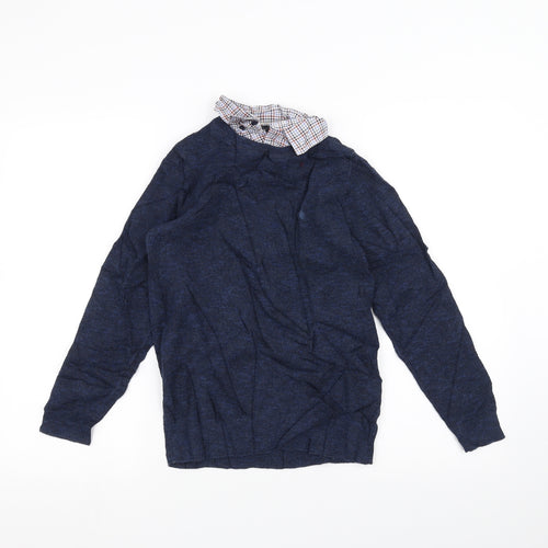 NEXT Girls Blue   Pullover Jumper Size 10 Years