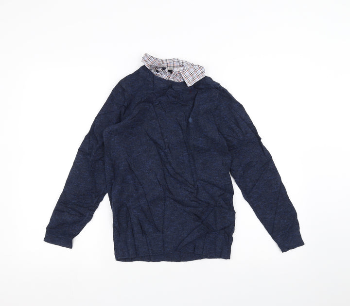 NEXT Girls Blue   Pullover Jumper Size 10 Years