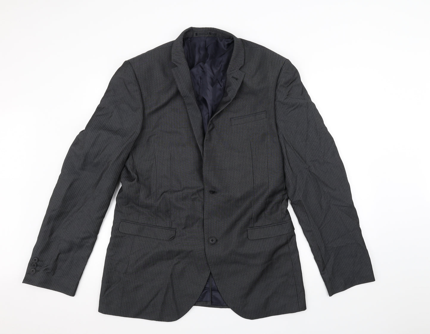 Marks and Spencer Mens Black   Jacket Suit Jacket Size 38