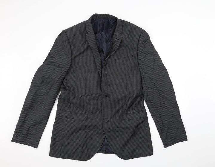 Marks and Spencer Mens Black   Jacket Suit Jacket Size 38