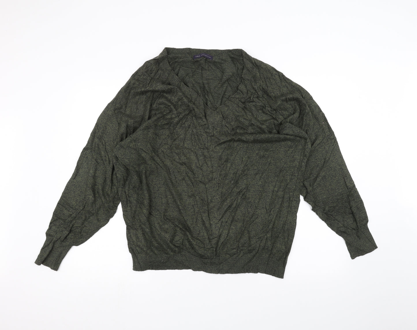 Marks and Spencer Womens Green   Pullover Jumper Size 18