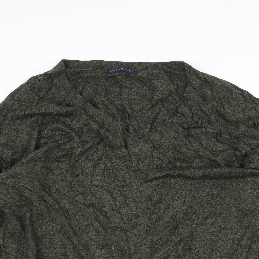 Marks and Spencer Womens Green   Pullover Jumper Size 18