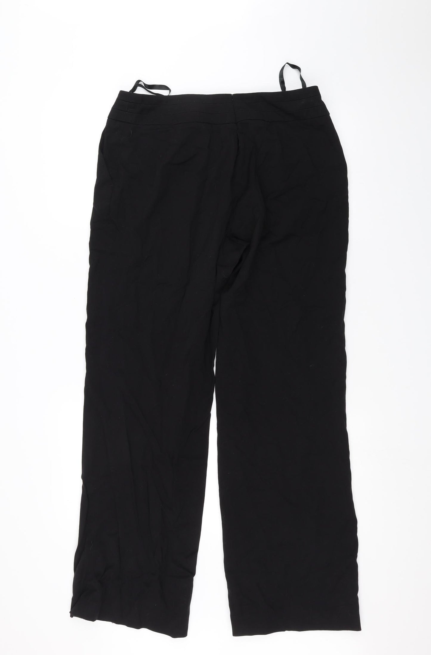 BHS Womens Black   Trousers  Size 14 L29 in