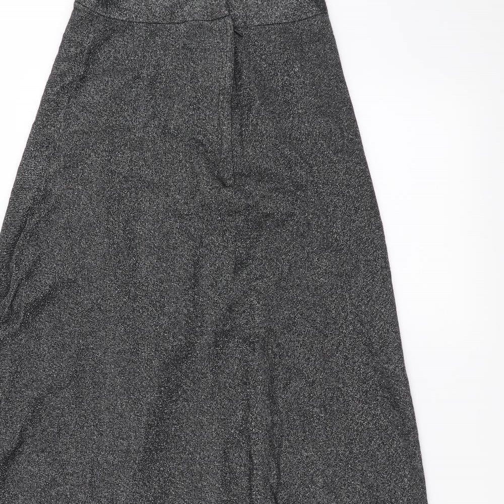 Preworn Womens Grey   A-Line Skirt Size 12