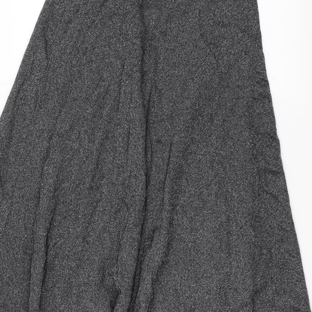 Preworn Womens Grey   A-Line Skirt Size 12