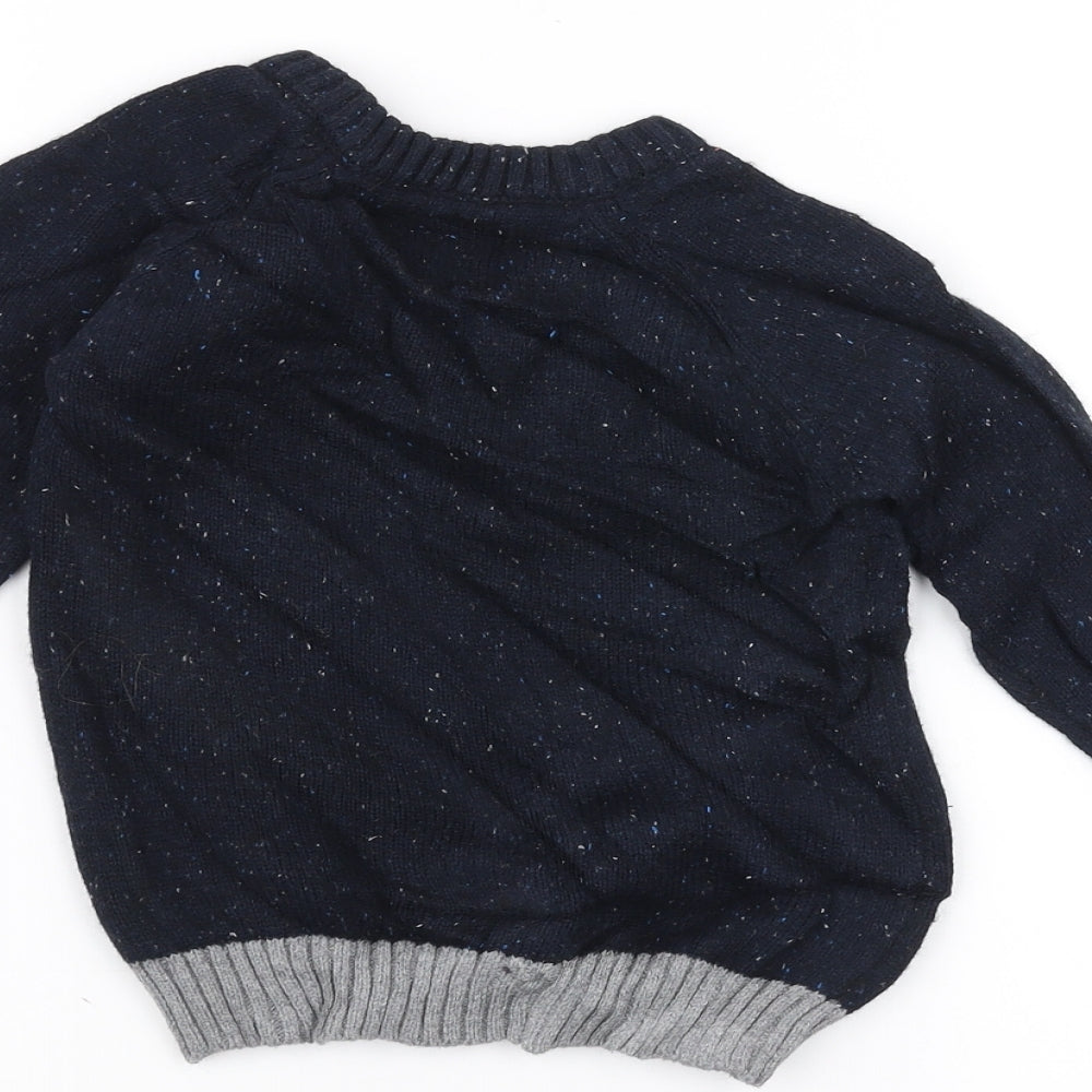 TU Boys Blue   Pullover Jumper Size 3-4 Years  - Dinosaur