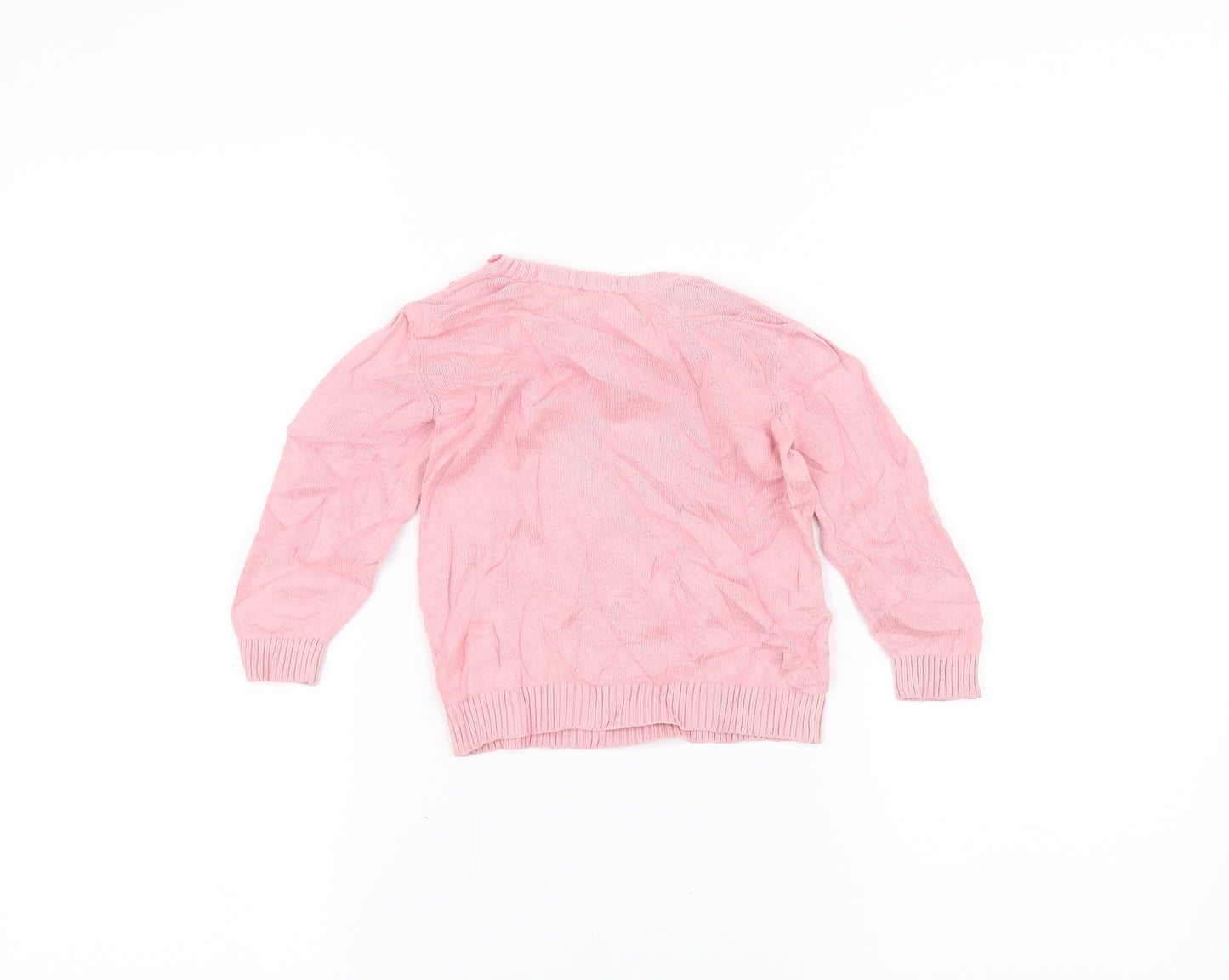 Baby Baby Pink   Pullover Jumper Size 9-12 Months  - snowman